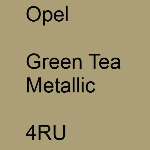 Opel, Green Tea Metallic, 4RU.